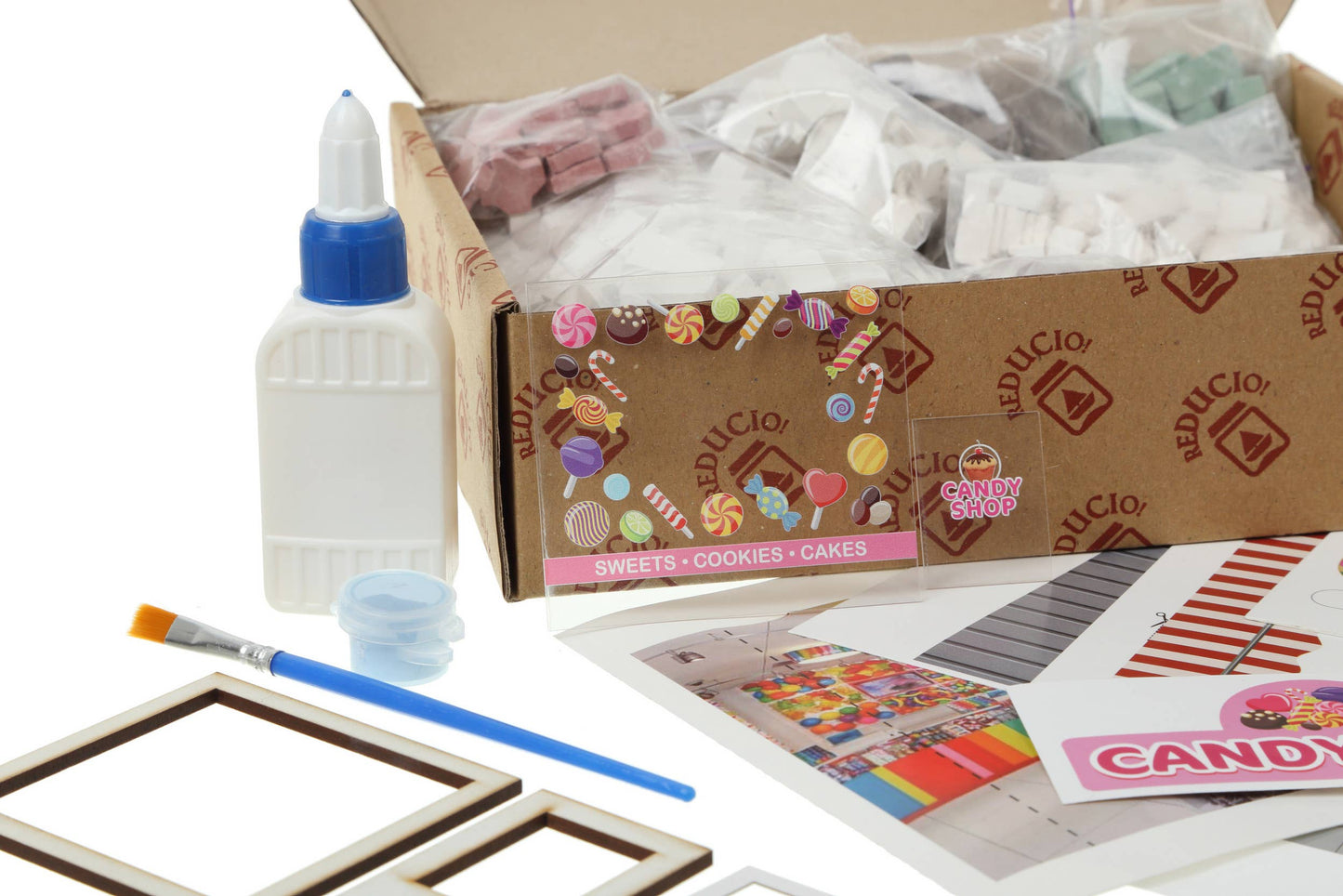 Mini Bricks Construction Set - Candy Shop