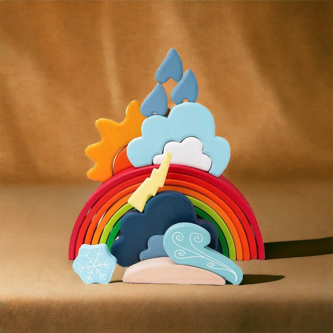 Wooden Weather Building Block