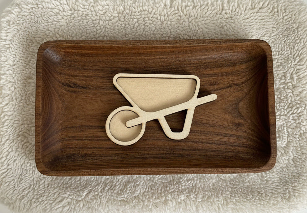 Farm Theme Mini Sensory Bin Filler Tray - Crafted in Canada