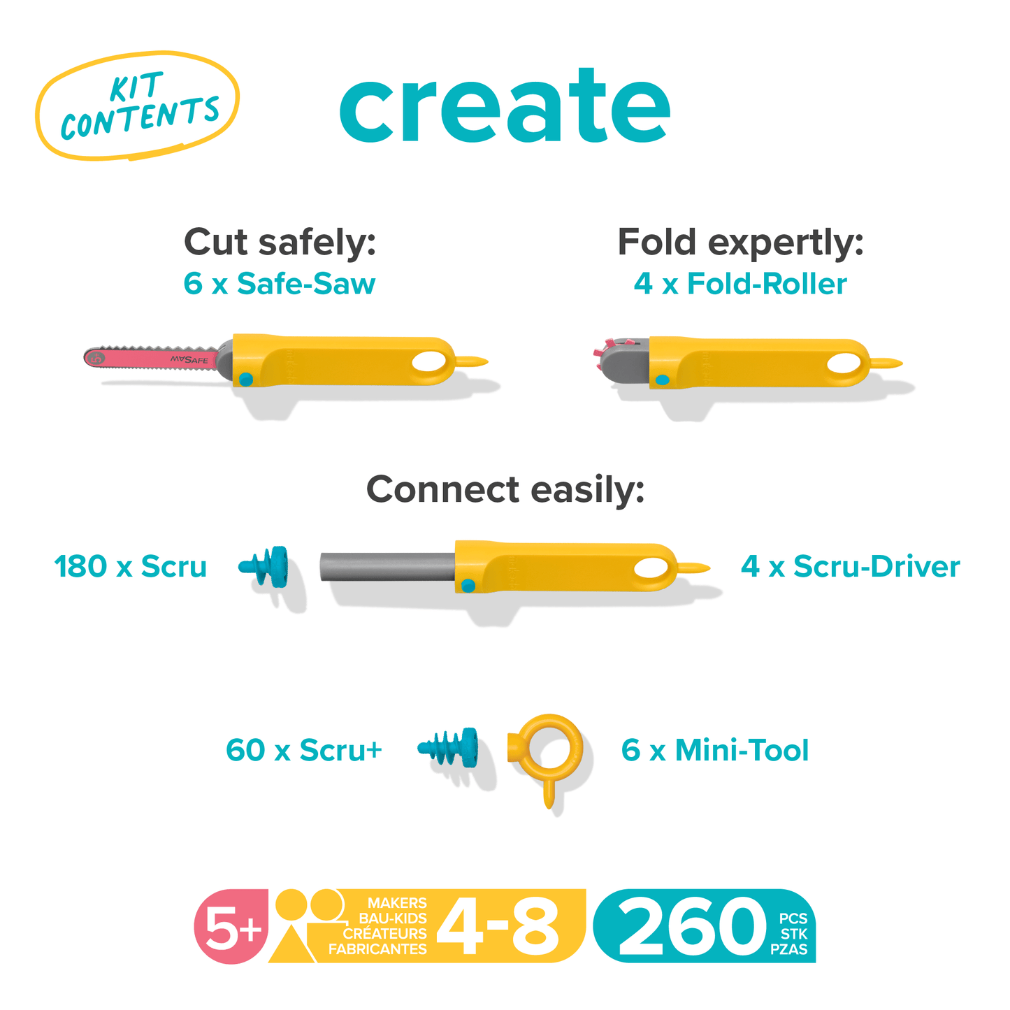 Makedo - Create Kit | Makedo Cardboard Construction