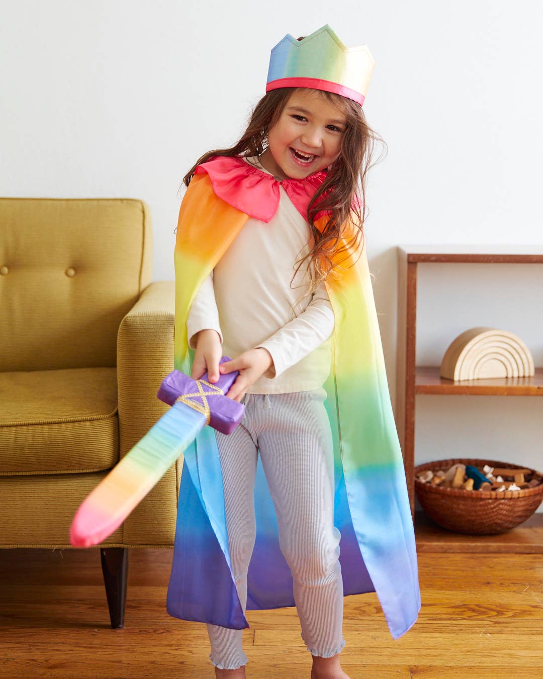Soft Sword for Kids Pretend Play - Made of Natural Silk