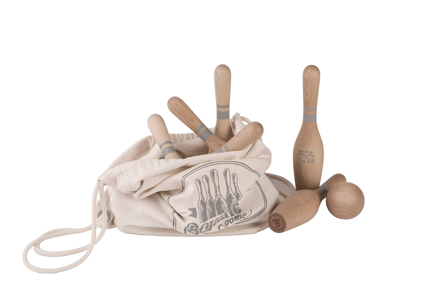 Bowling Natural Wooden game