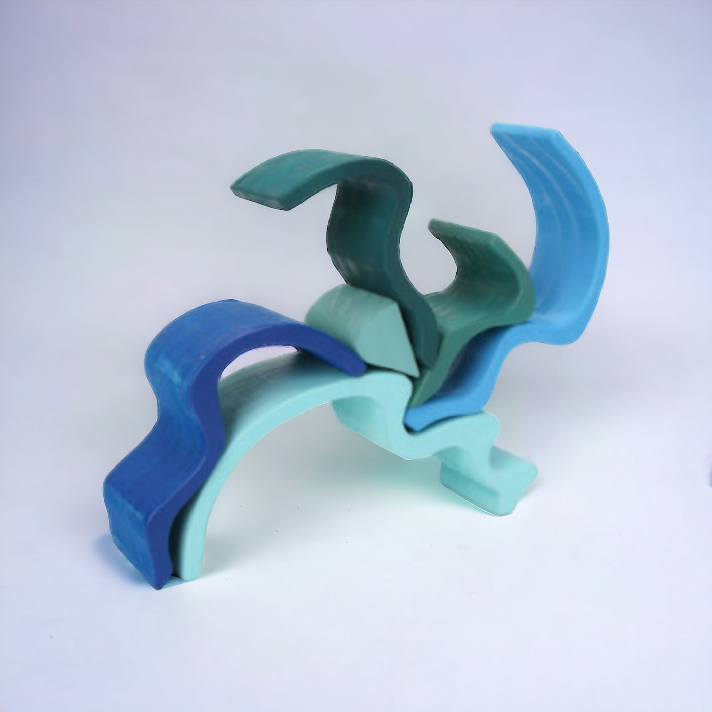 Wooden Water Waves Stacker - Waldorf Toys