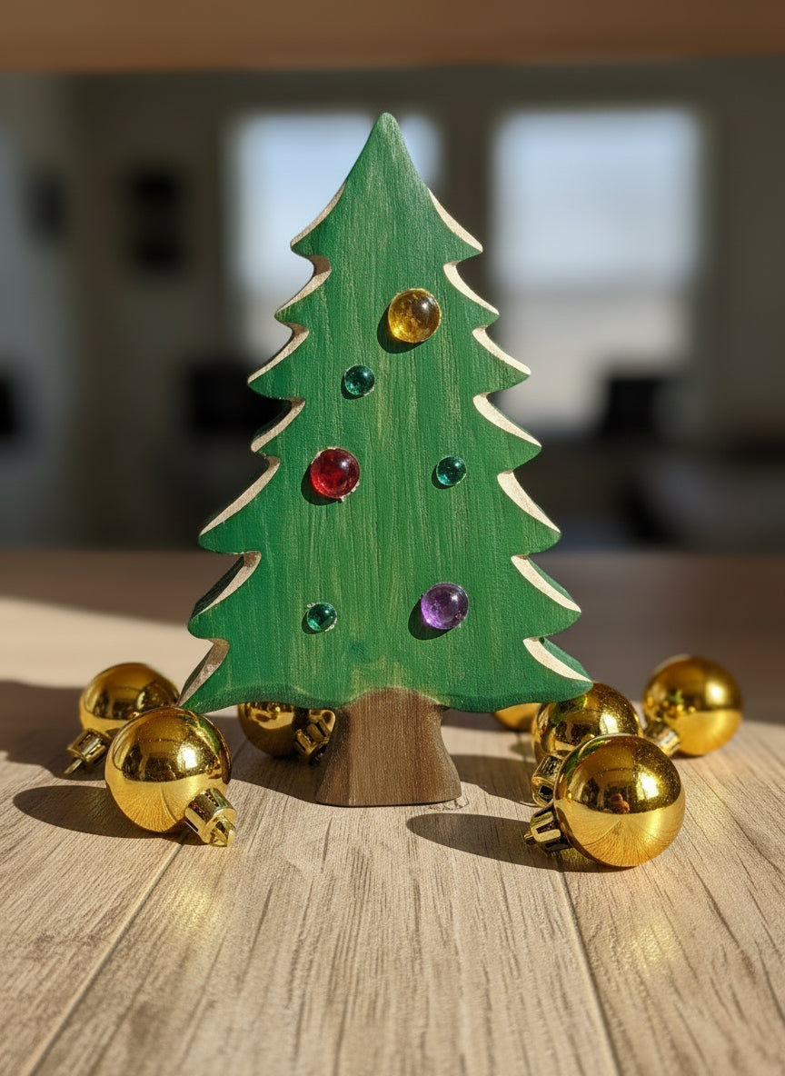 Wooden Christmas Decorative Toy Set (13pcs)