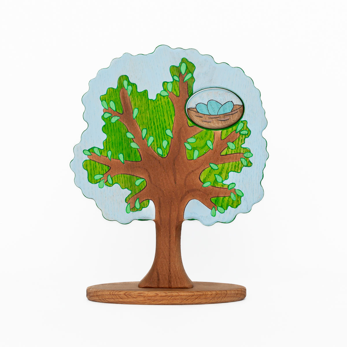 Waldorf Flower Tree 2-sided with birds and flowers