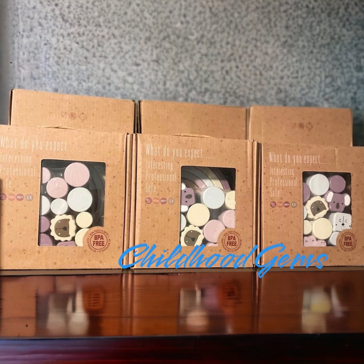 Wooden Stacking Block Toy of Balance Game for Children
