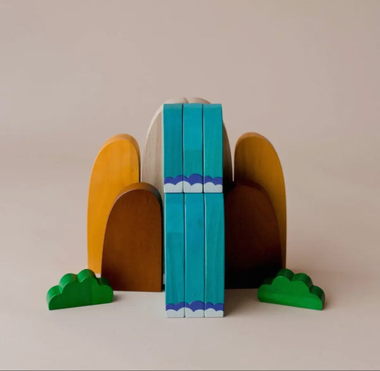 Wooden Waterfall Playset for Open-ended Play