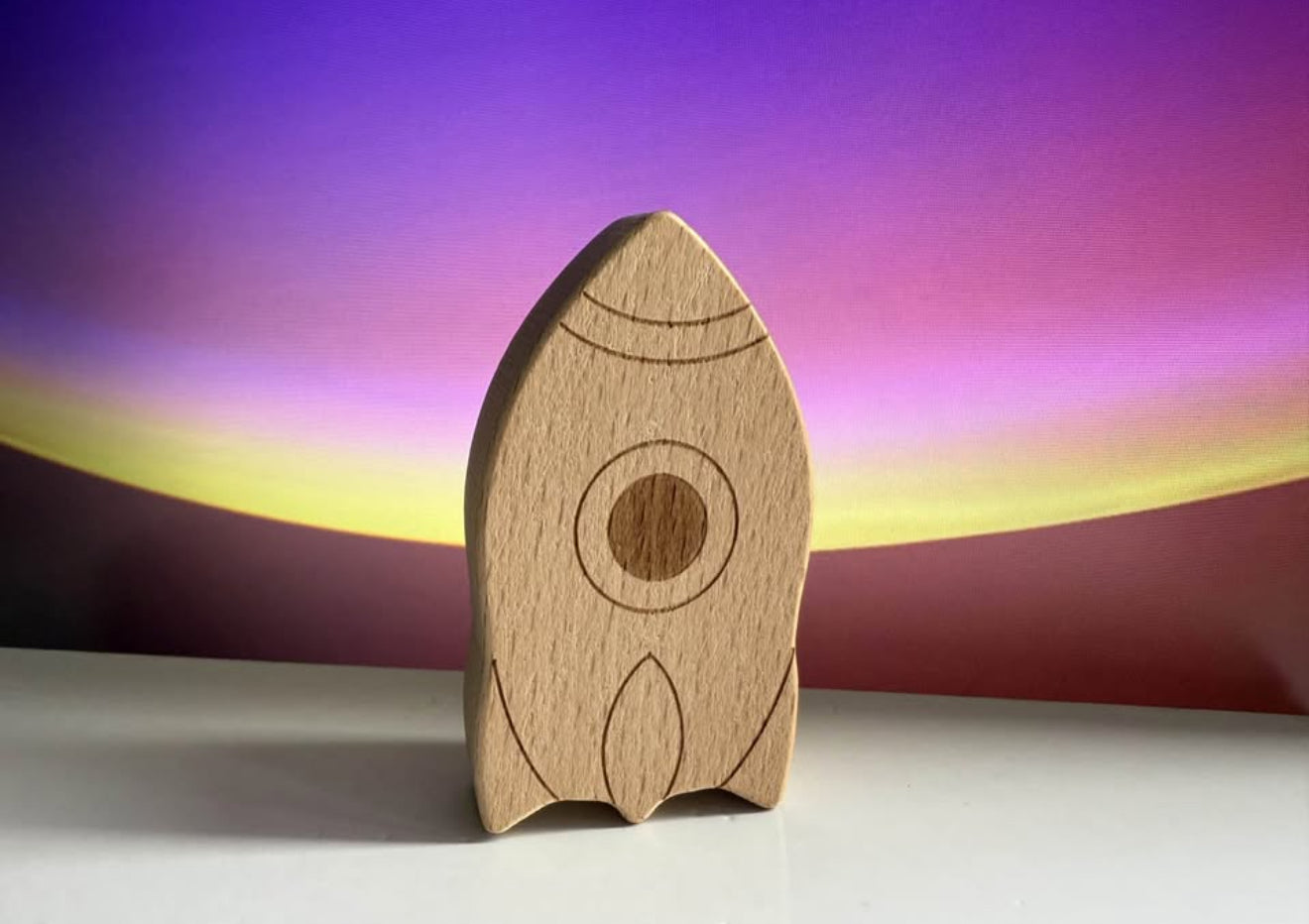 Wooden Space Stacking Toy