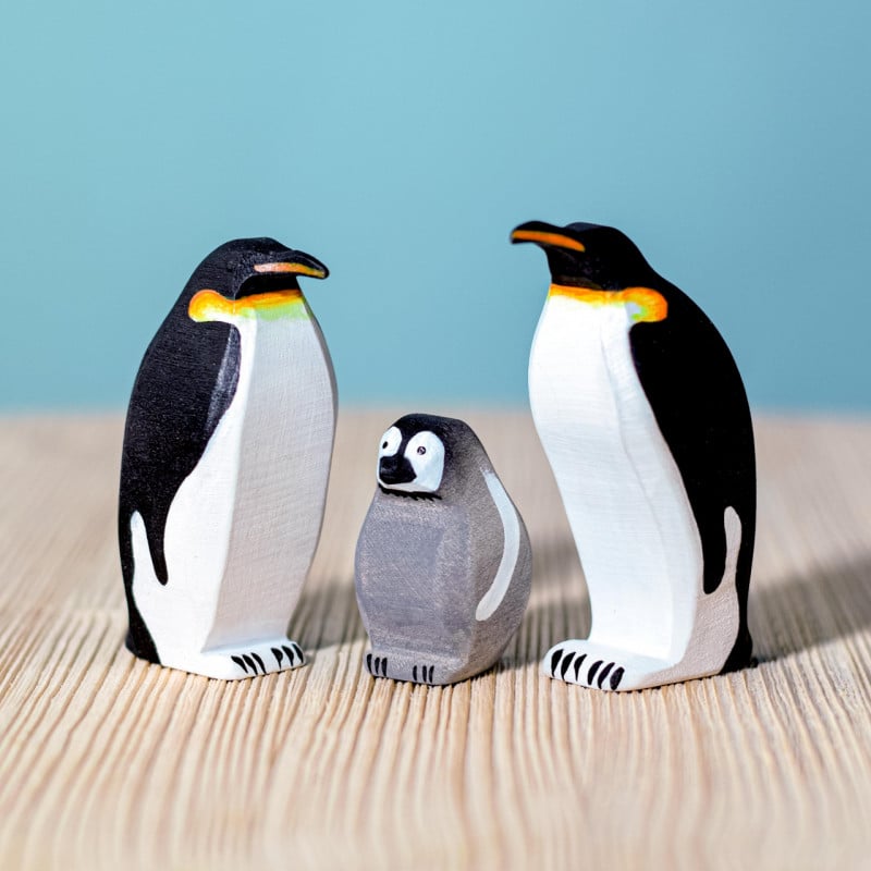 Bumbu Toy Wooden Emperor Penguin Male