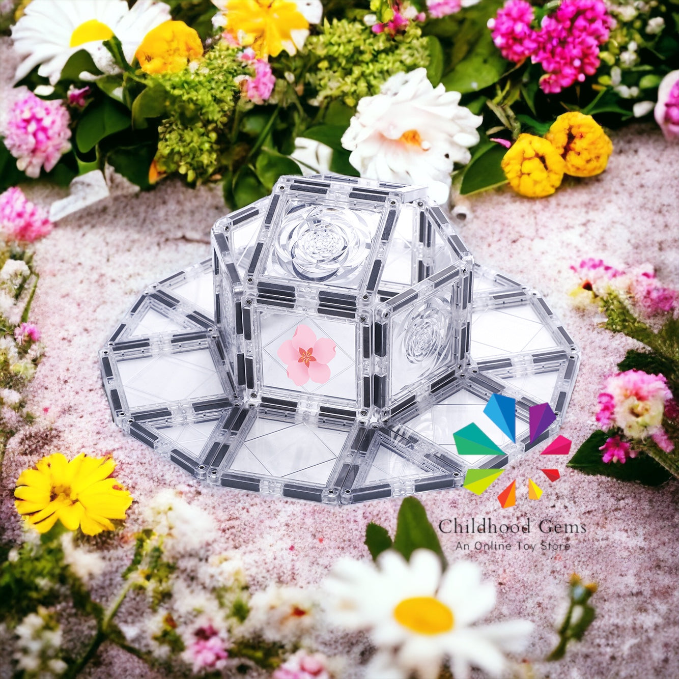 Transparent Magnetic Tiles (35pcs)