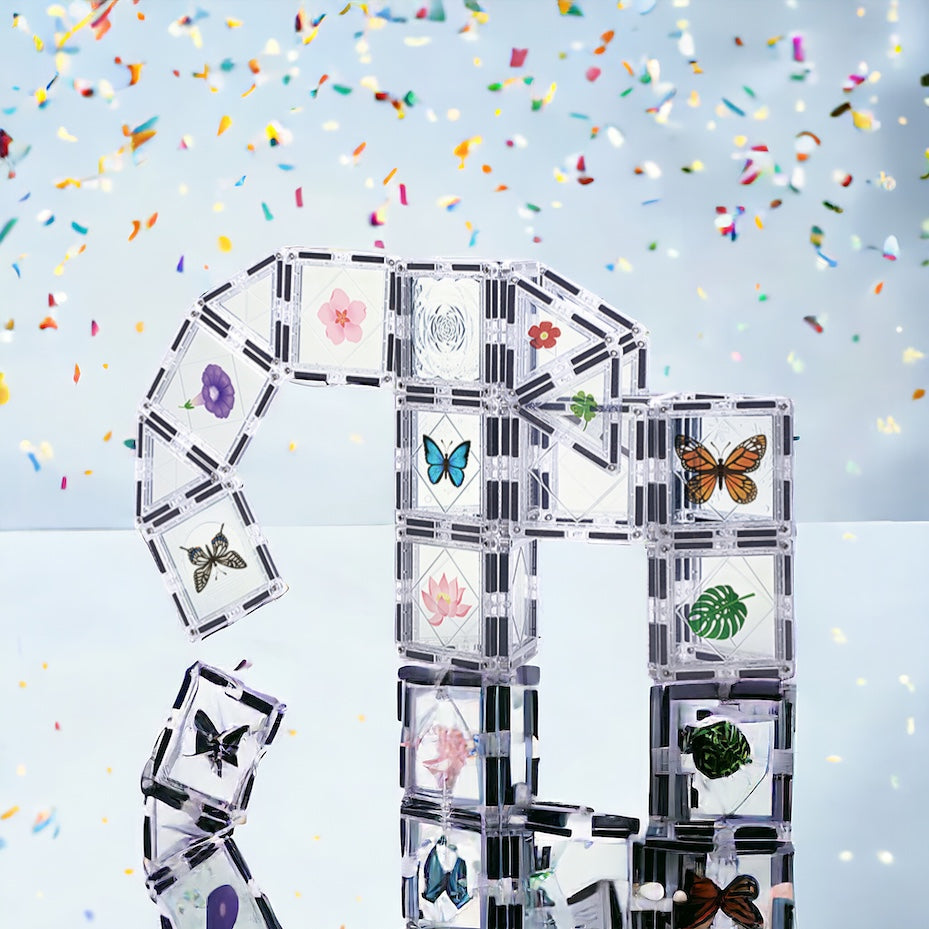 Transparent Magnetic Tiles (35pcs)