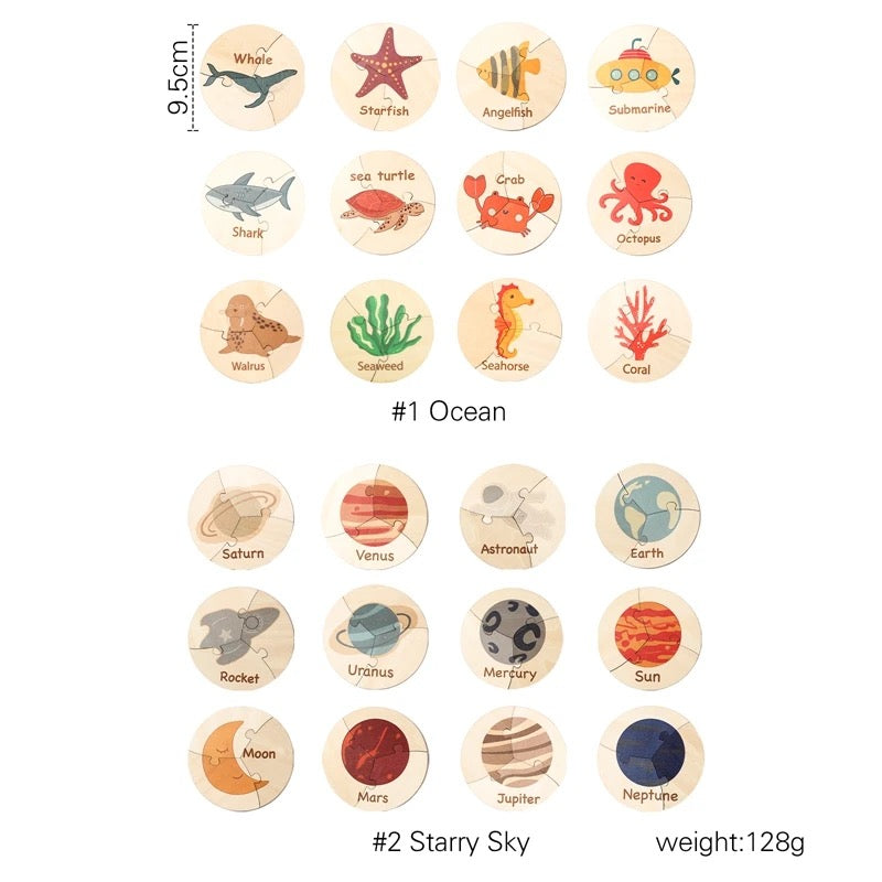 Wooden Planets & Solar Puzzle | Educational Toys For Toddlers