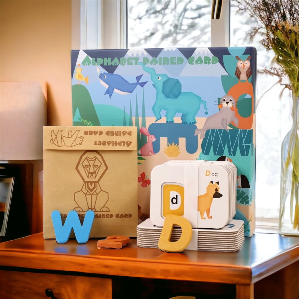 Number and Alphabet Matching Puzzle Set