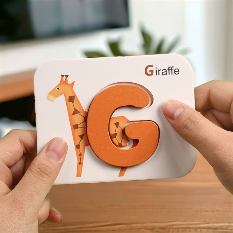 Number and Alphabet Matching Puzzle Set