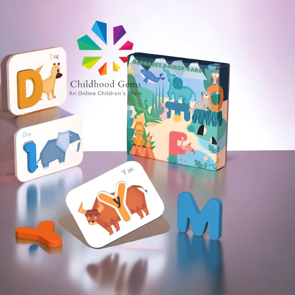 Number and Alphabet Matching Puzzle Set