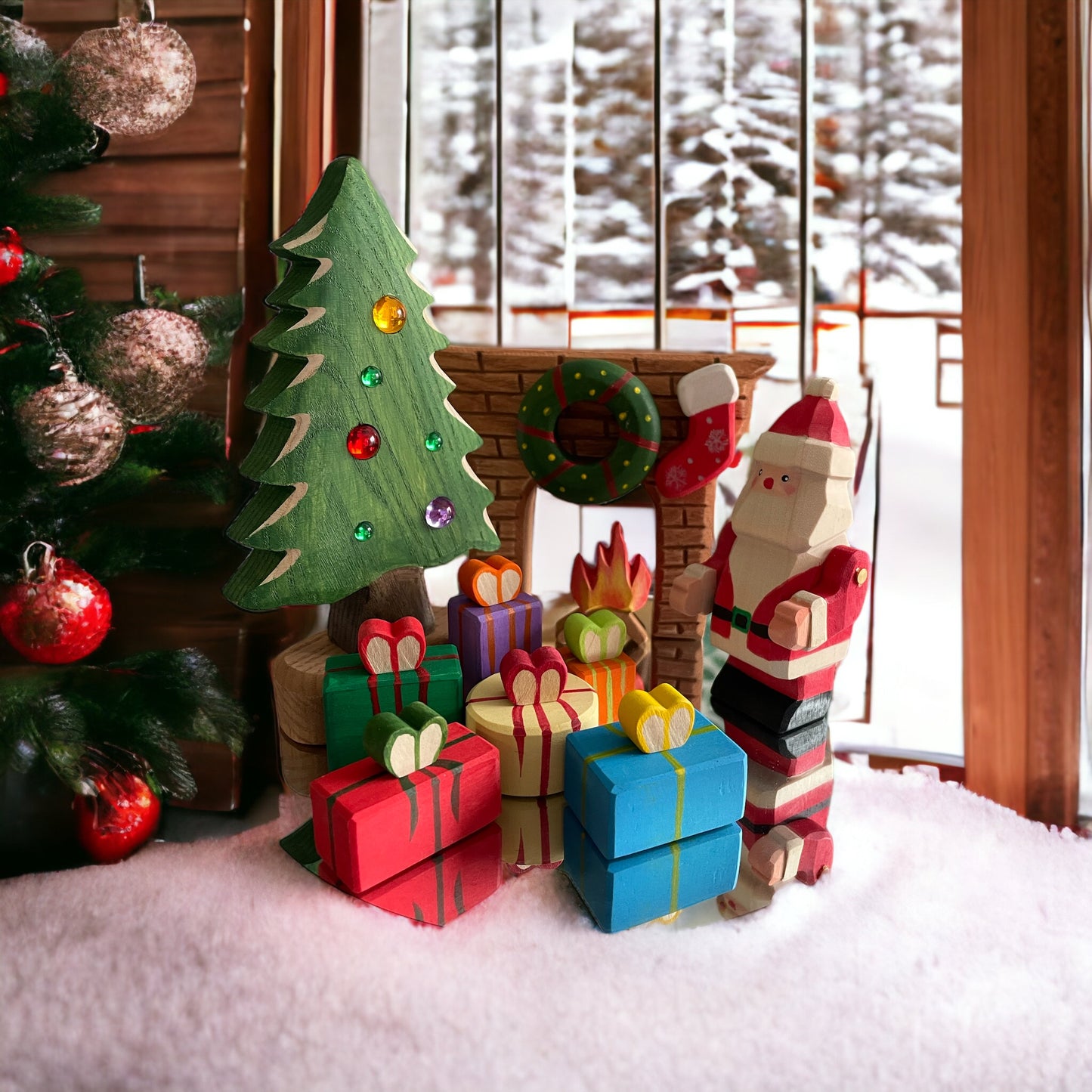 Wooden Handmade Little Christmas Gifts / Presents