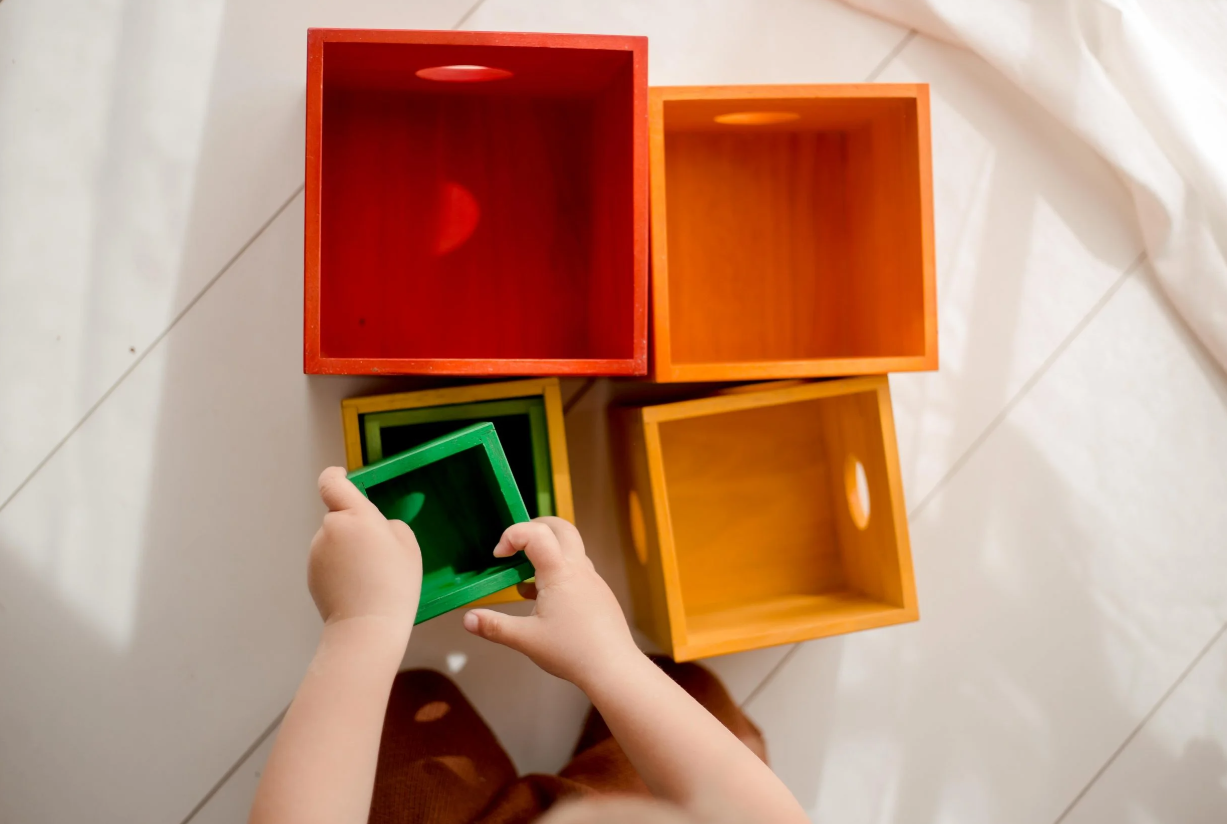 Rainbow Large Nesting & Stacking Boxes: Versatile Learning Fun