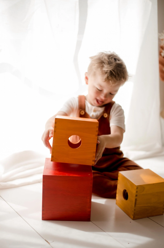 Rainbow Large Nesting & Stacking Boxes: Versatile Learning Fun