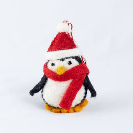 Holiday Ornament - Christmas Penguins