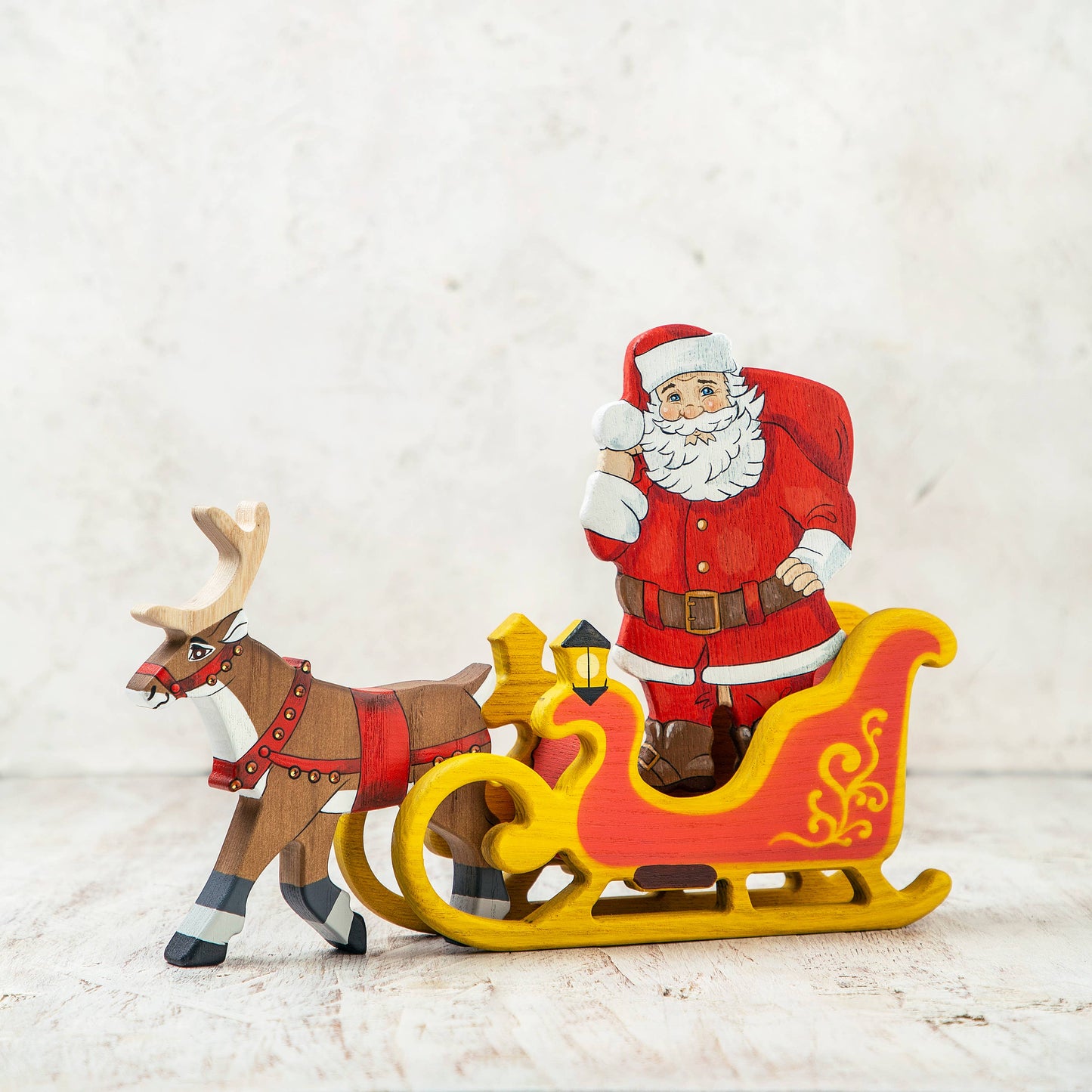 Wooden Christmas Reindeer Christmas Decor