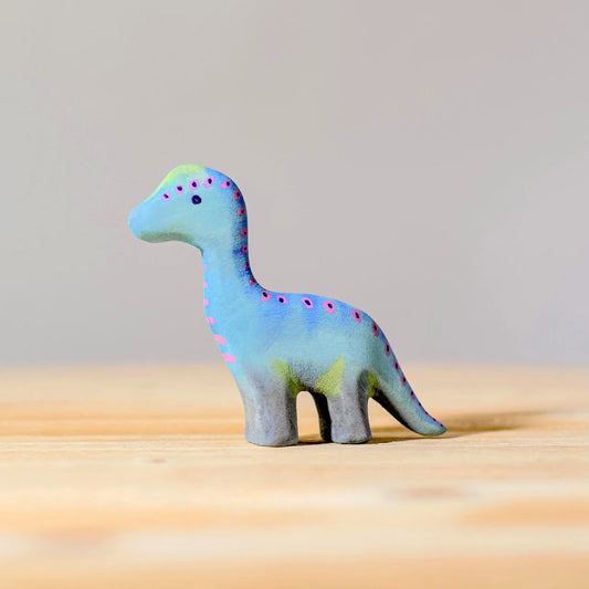 Bumbu Toys Wooden Baby Brontosaurus Dinosaur
