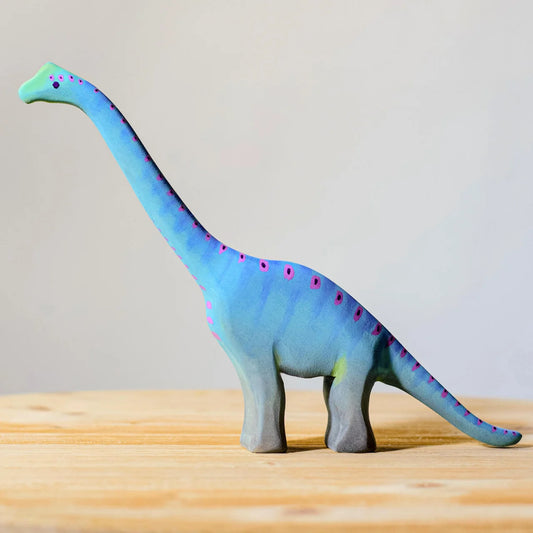 Bumbu Toys Wooden Brontosaurus Dinosaur