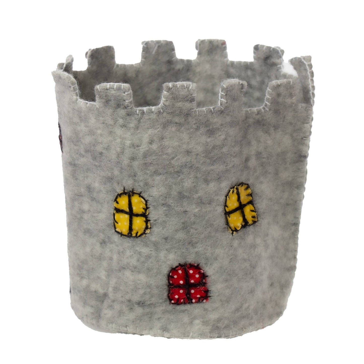 Global Crafts - 11" Handcrafted Felt Castle