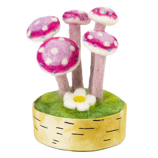 Pink Lady Woodland Mushroom