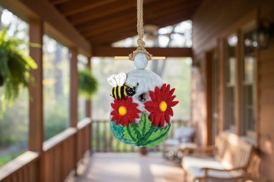 Whimsical Bumblebee Birdhouse