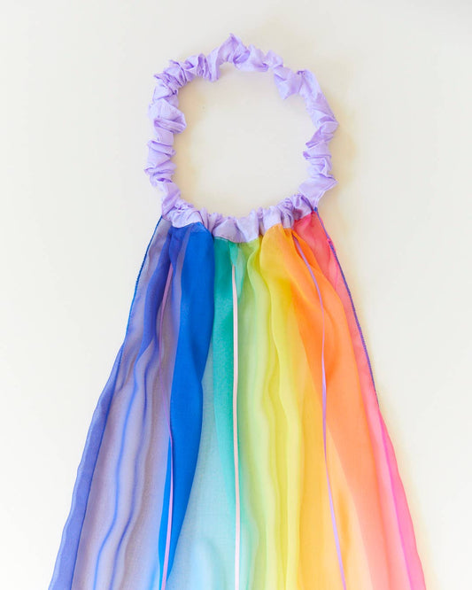 Silk Georgette Rainbow Veil