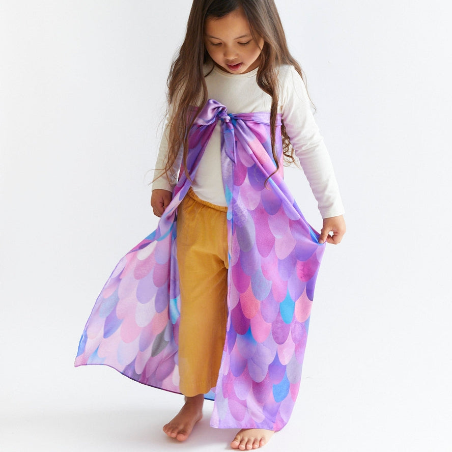 Purple Dinosaur Playsilk (35" X 35") by Sarah's Silk