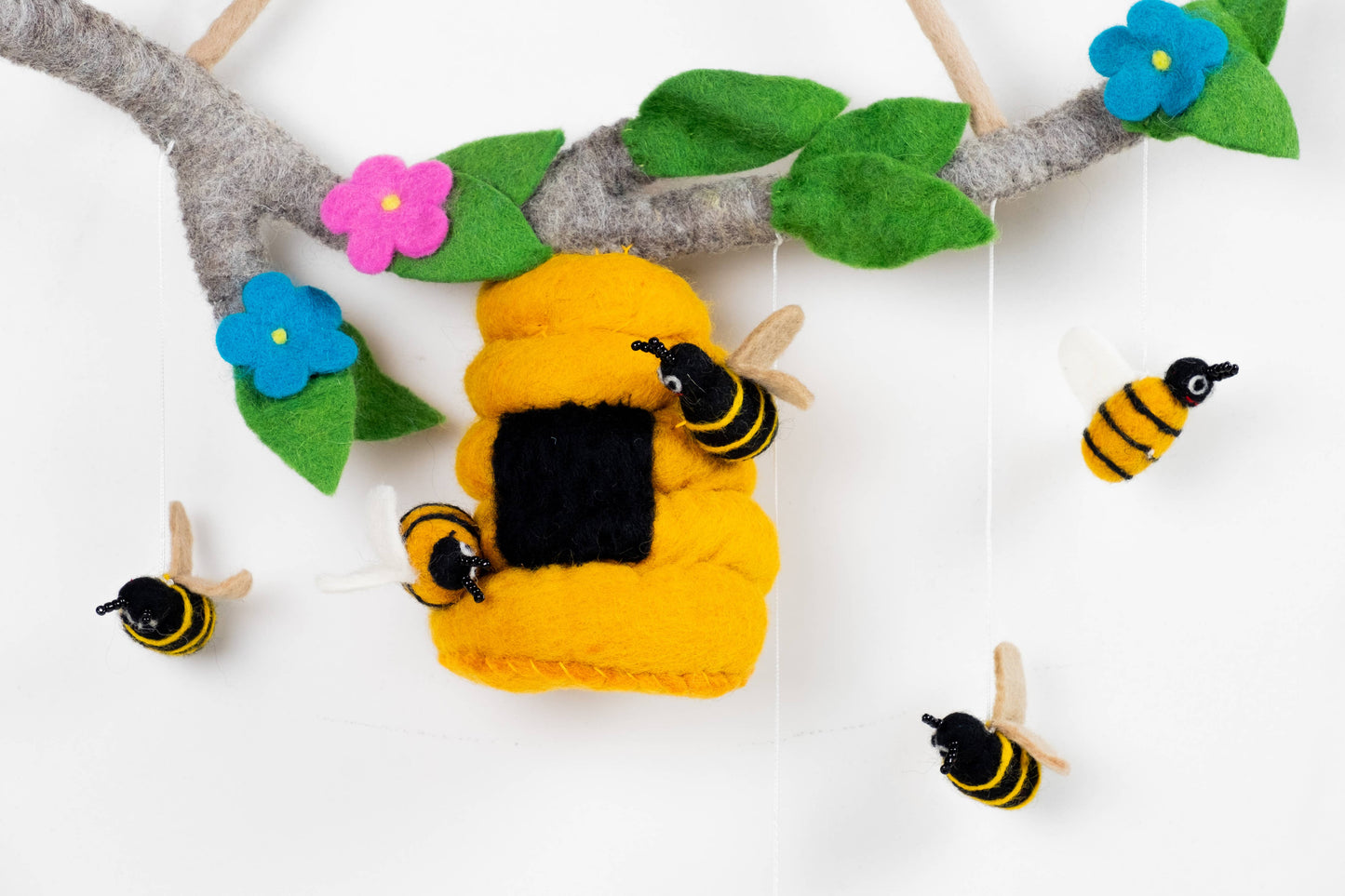 Bee Hive and Honey Bee
