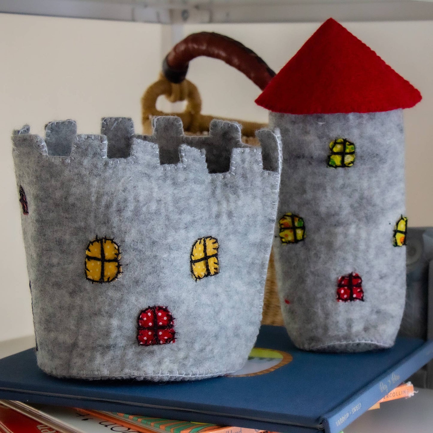 Global Crafts - 11" Handcrafted Felt Castle