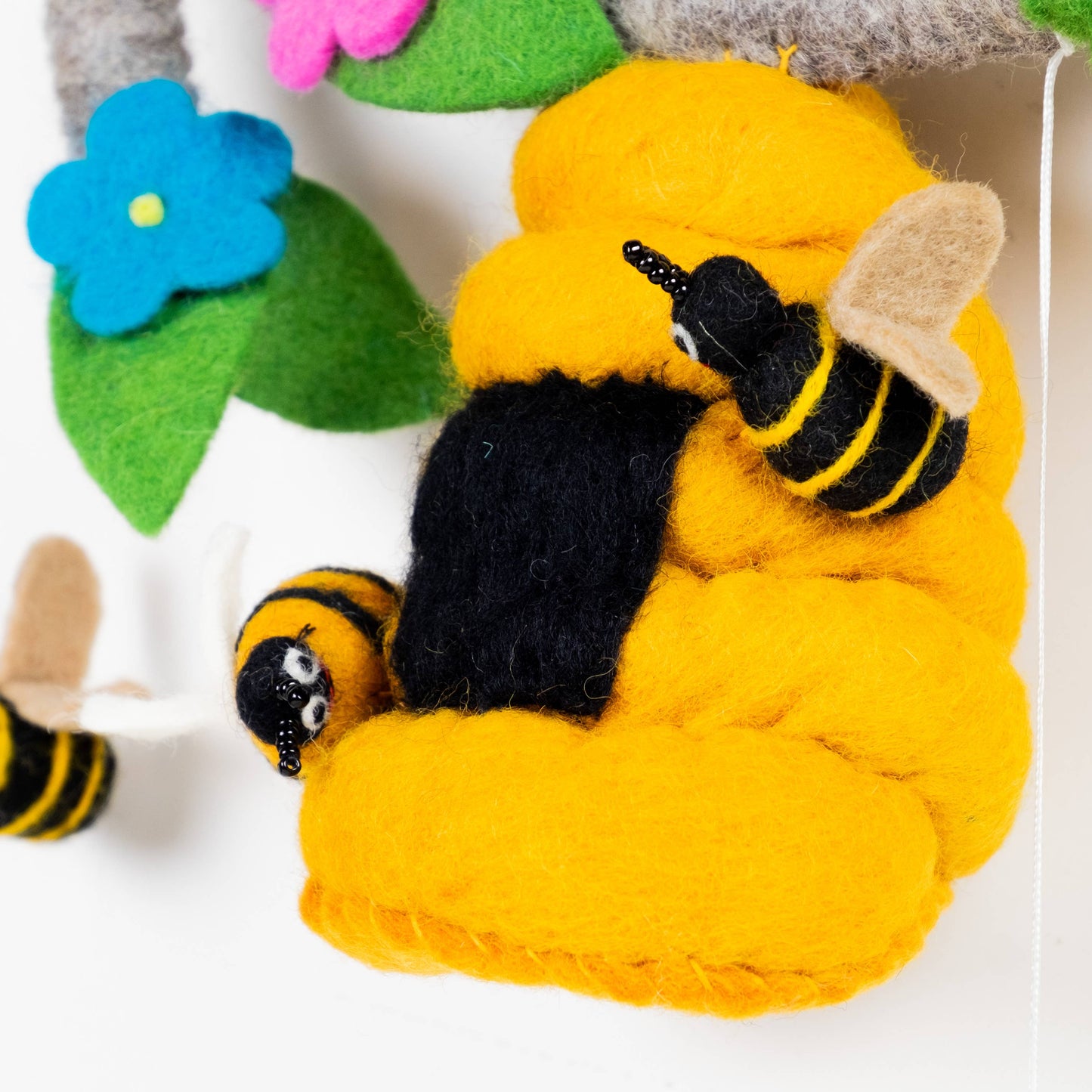 Bee Hive and Honey Bee
