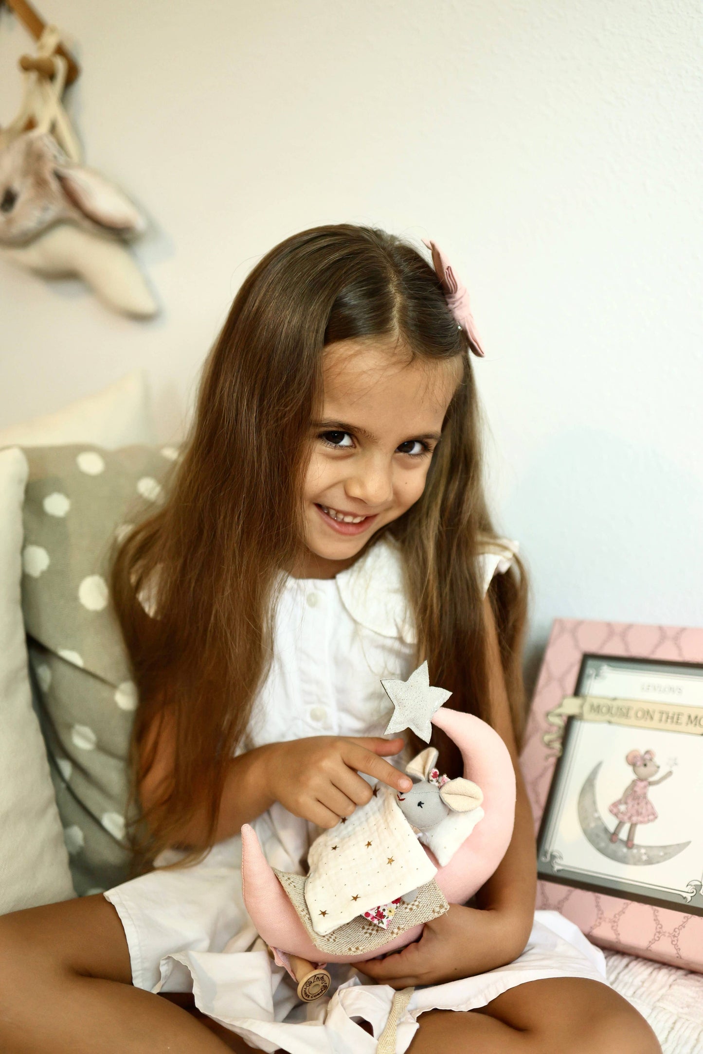 Mouse Lili in a Box with the Bedding Summer Gift
