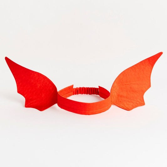 Red Dinosaur Ears Headband by Sarah's Silk