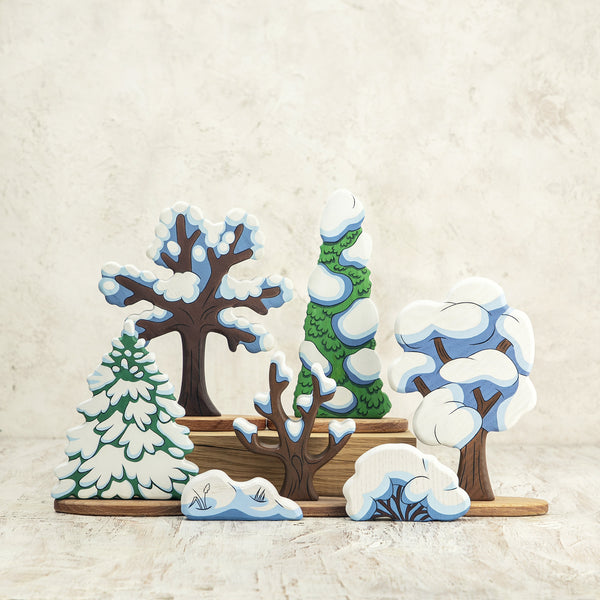 Wooden Winter/Snow Bush Toy