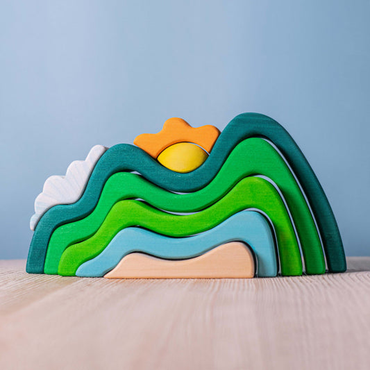 Bumbu Toys Mountains, Cloud and Sun