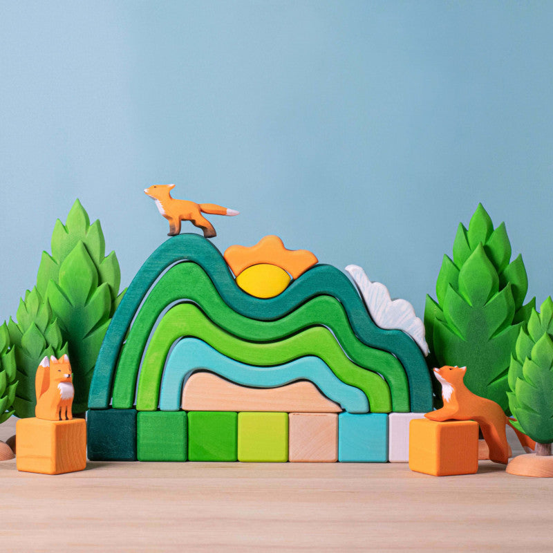 Bumbu Toys Mountains, Cloud and Sun