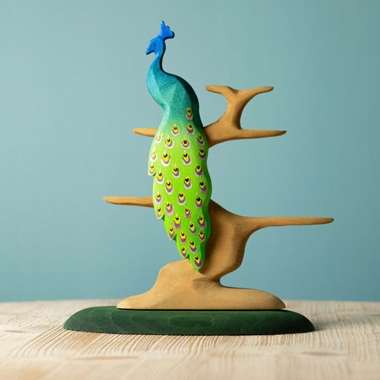 Bumbu Toys - Wooden Handcrafted Peacock