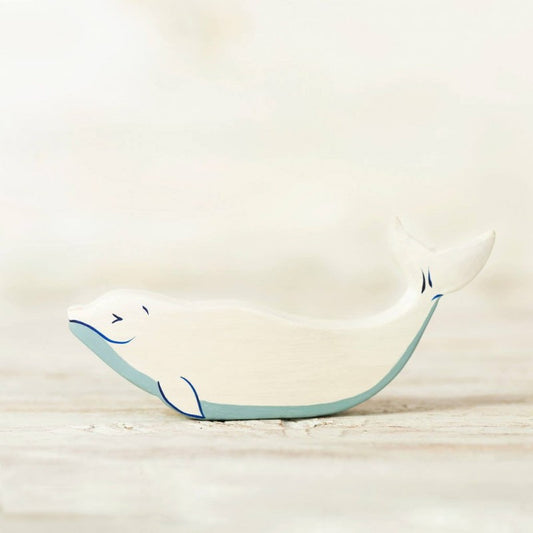 Wooden Beluga Whale
