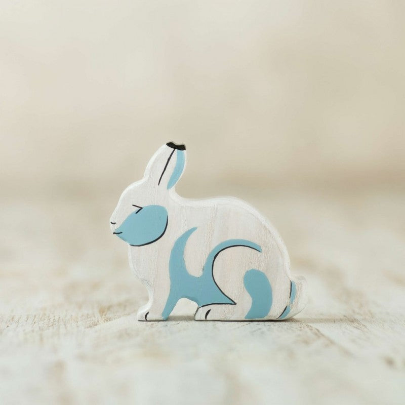 Wooden Arctic Hare Toy
